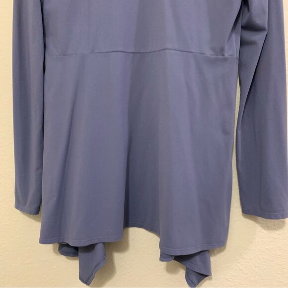 ATHLETA Open Front Cardigan Women’s Medium Purple Tunic Stretch. - Picture 6 of 12
